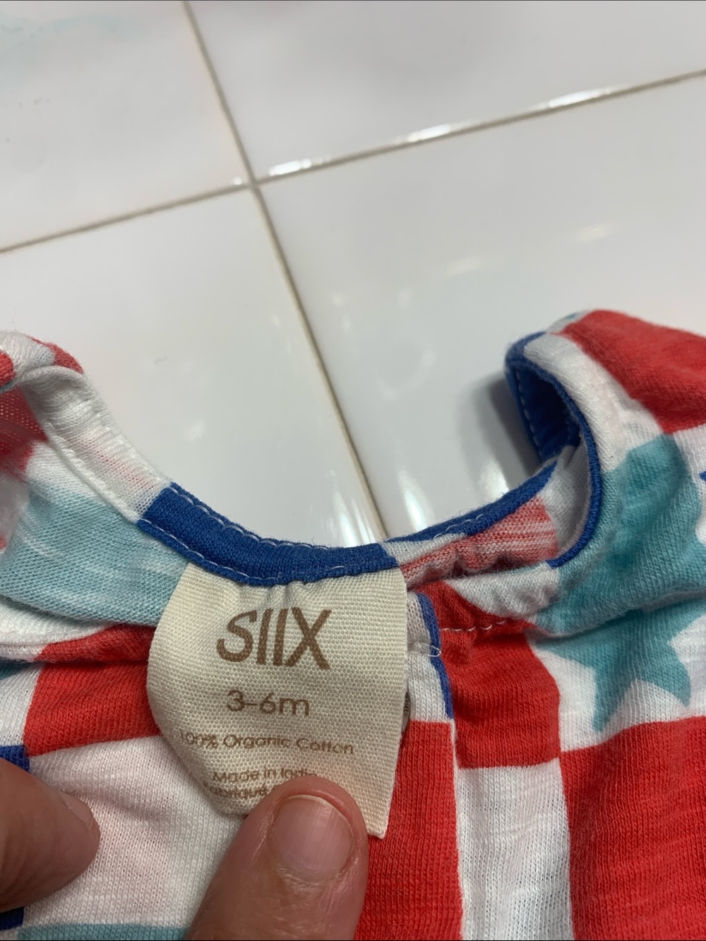 Kids Sleeveless Star Patchwork One-Piece Romper - Red, Blue, Teall - Picture 3 of 3